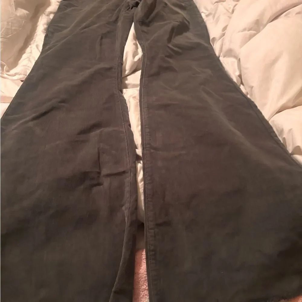 YMI Olive Green Corduroy Wide Leg Pants
